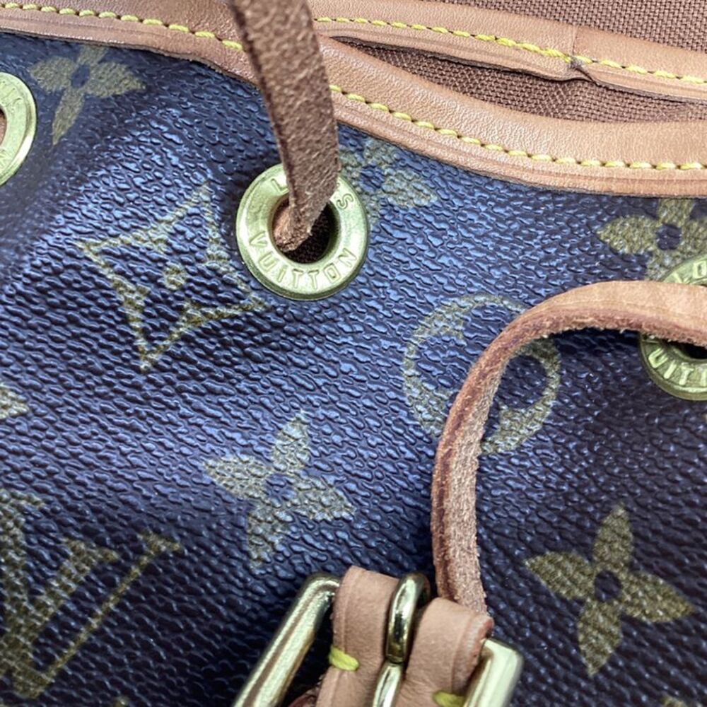 Louis Vuitton Montsouris Mini Backpack in Brown Coated Canvas - Picture 10 of 12